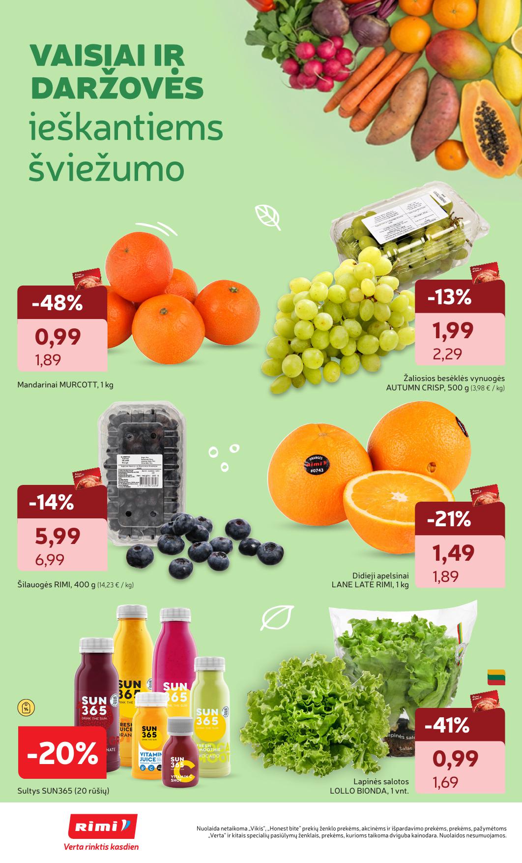 Naujausias RIMI kaininis katalogas 2026.04.14 - 2026.04.20