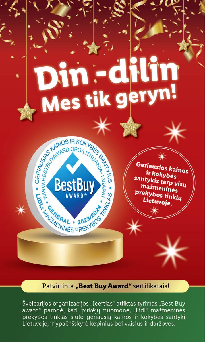 Naujausias LIDL kaininis katalogas 2023.12.26 - 2023.12.31