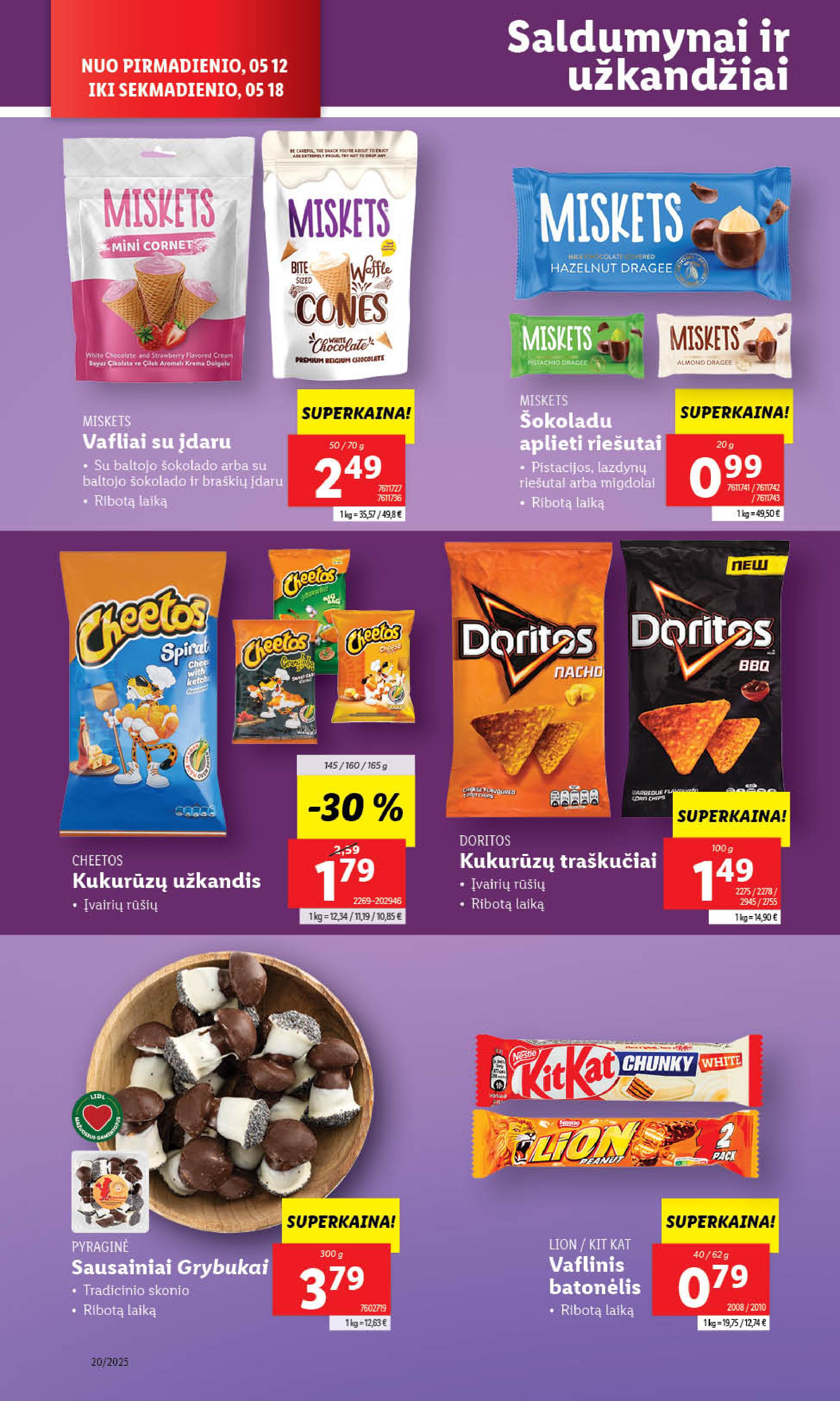 Naujausias LIDL kaininis katalogas 2025.05.12 - 2025.05.18