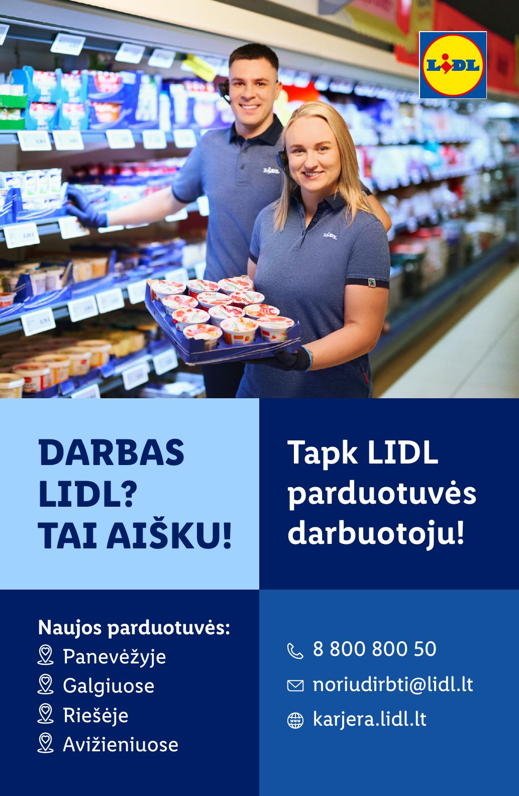 Naujausias LIDL kaininis katalogas 2024.09.16 - 2024.09.22