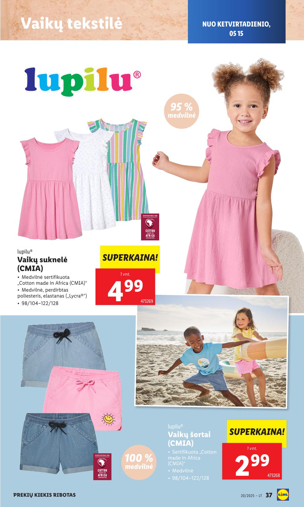 LIDL ne maisto prekių leidinys 2025.05.12 - 2025.05.18