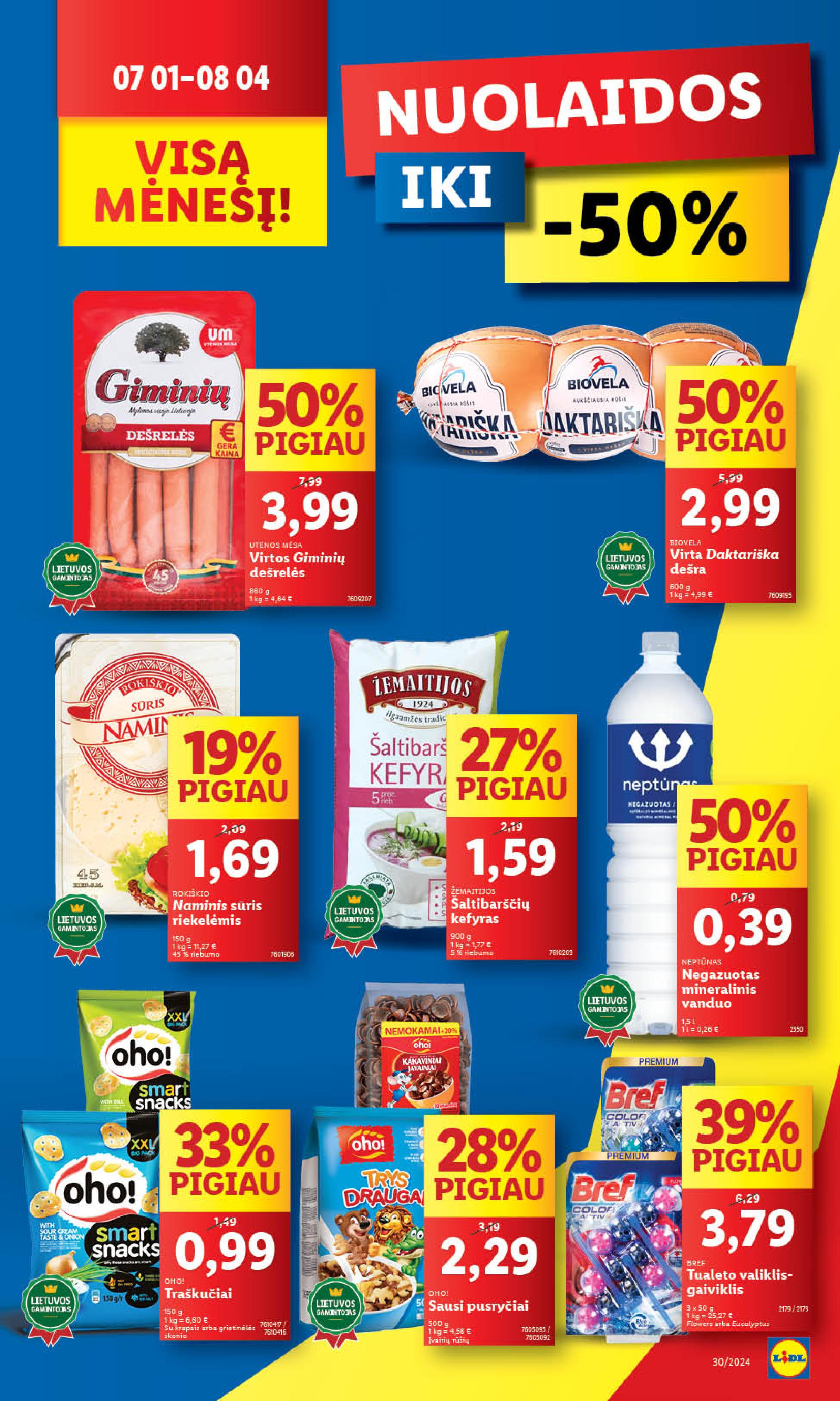 Naujausias LIDL kaininis katalogas 2024.07.22 - 2024.07.28
