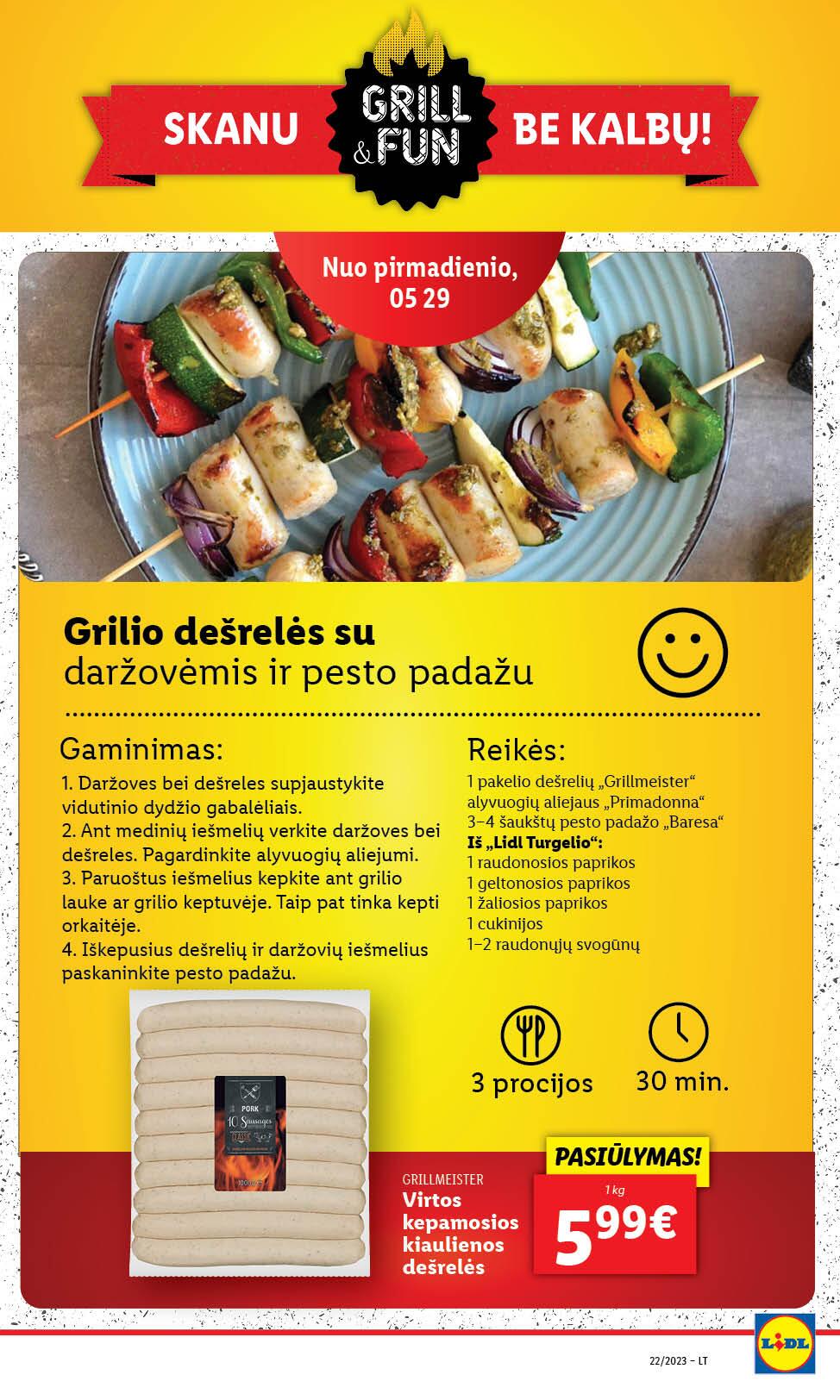 Naujausias LIDL kaininis katalogas 2023.05.29 - 2023.06.04