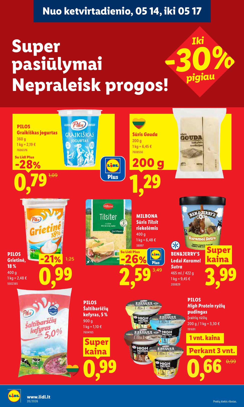 Naujausias LIDL kaininis katalogas 2026.05.11 - 2026.05.17
