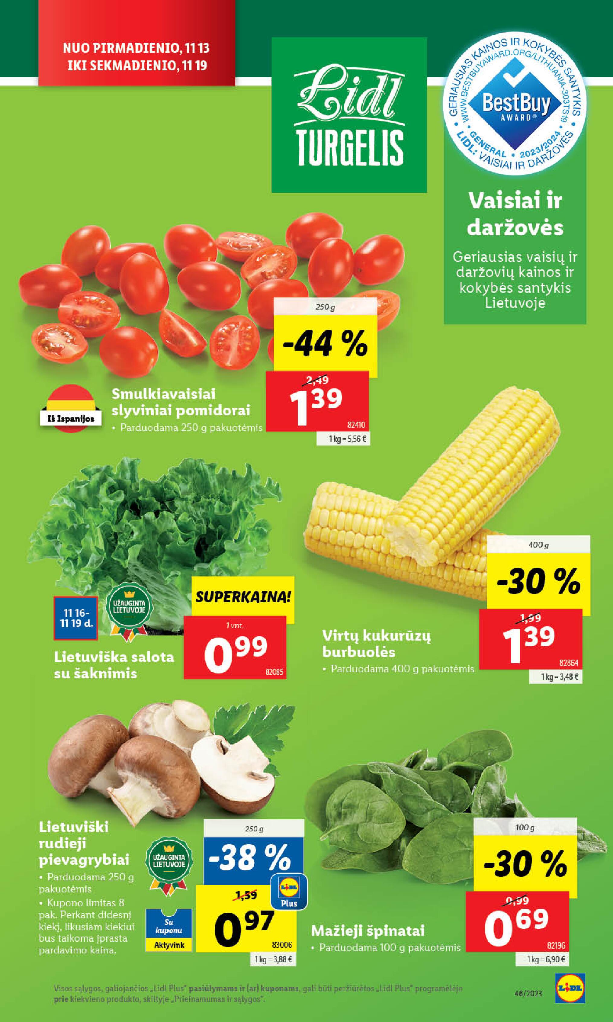 Naujausias LIDL kaininis katalogas 2023.11.13 - 2023.11.19