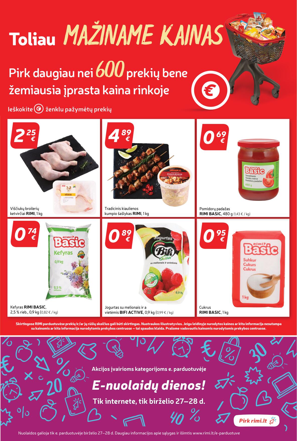 Naujausias RIMI kaininis katalogas 2023.06.27 - 2023.07.03