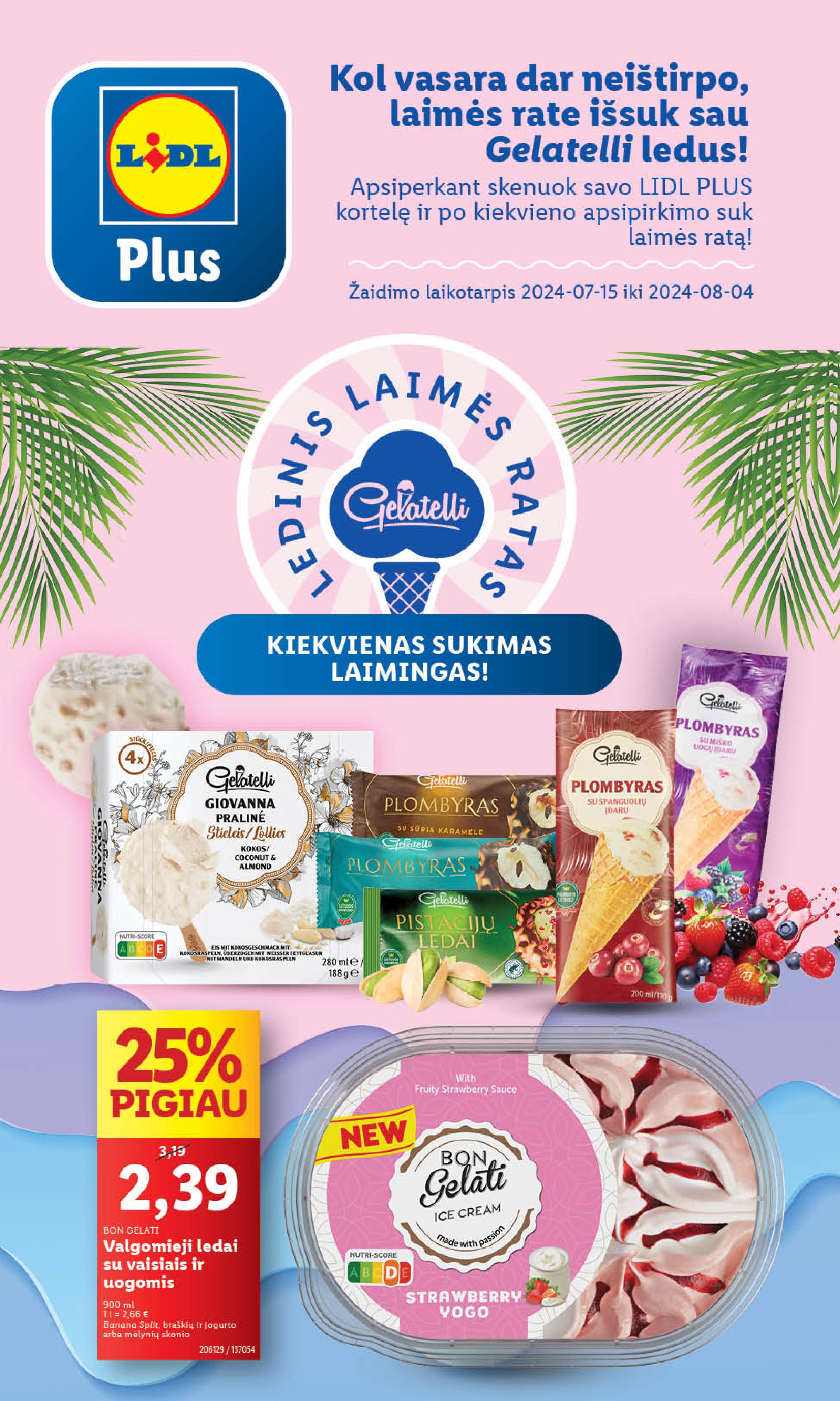 Naujausias LIDL kaininis katalogas 2024.07.22 - 2024.07.28