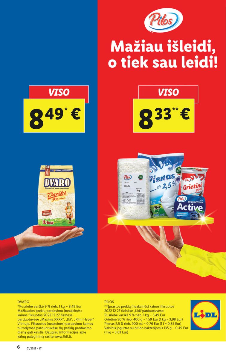Naujausias LIDL kaininis katalogas 2023.01.02 - 2023.01.08