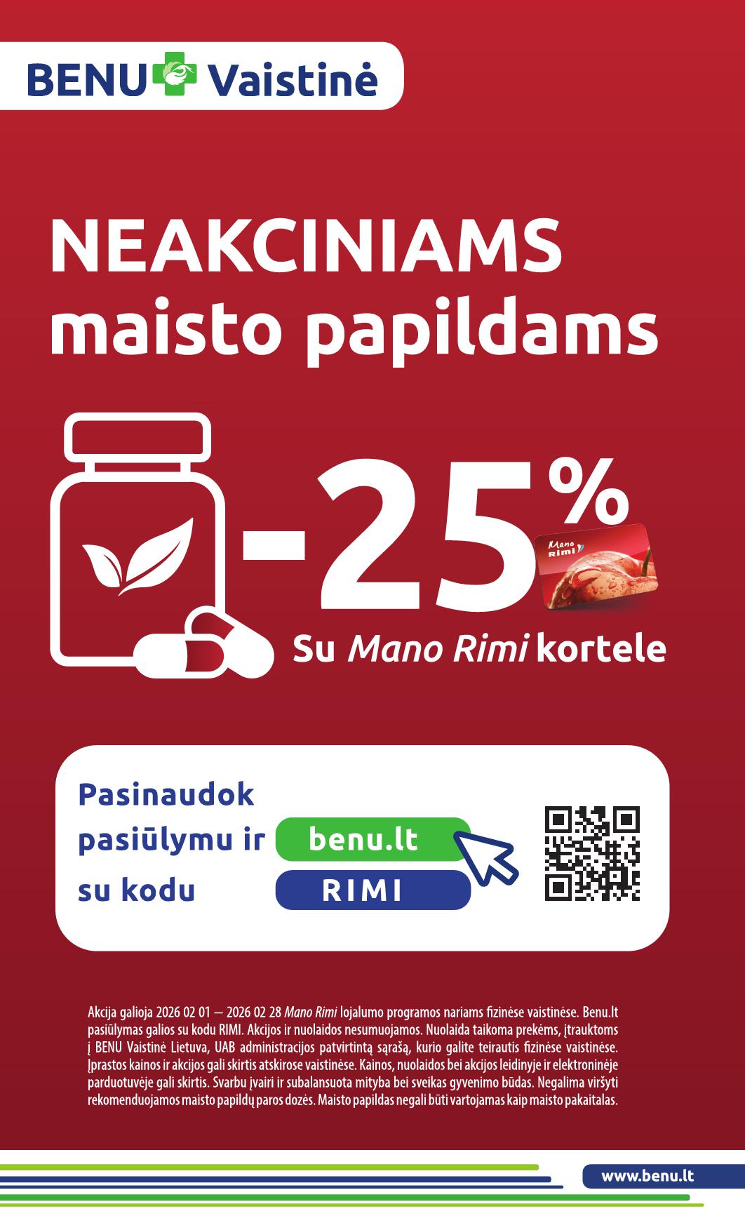 Naujausias RIMI kaininis katalogas 2026.02.10 - 2026.02.16
