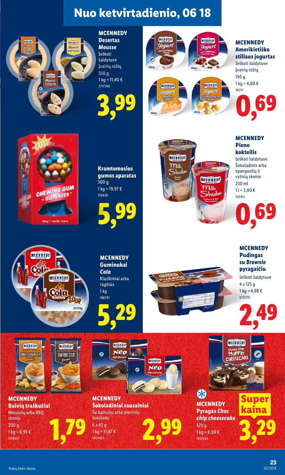 Naujausias LIDL kaininis katalogas 2026.06.15 - 2026.06.21