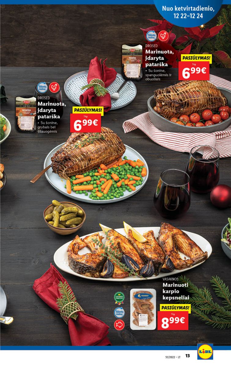 Naujausias LIDL kaininis katalogas 2022.12.19 - 2022.12.25