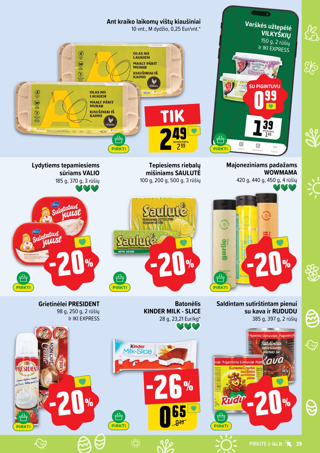 Naujausias IKI kaininis katalogas 2026.03.16 - 2026.03.22