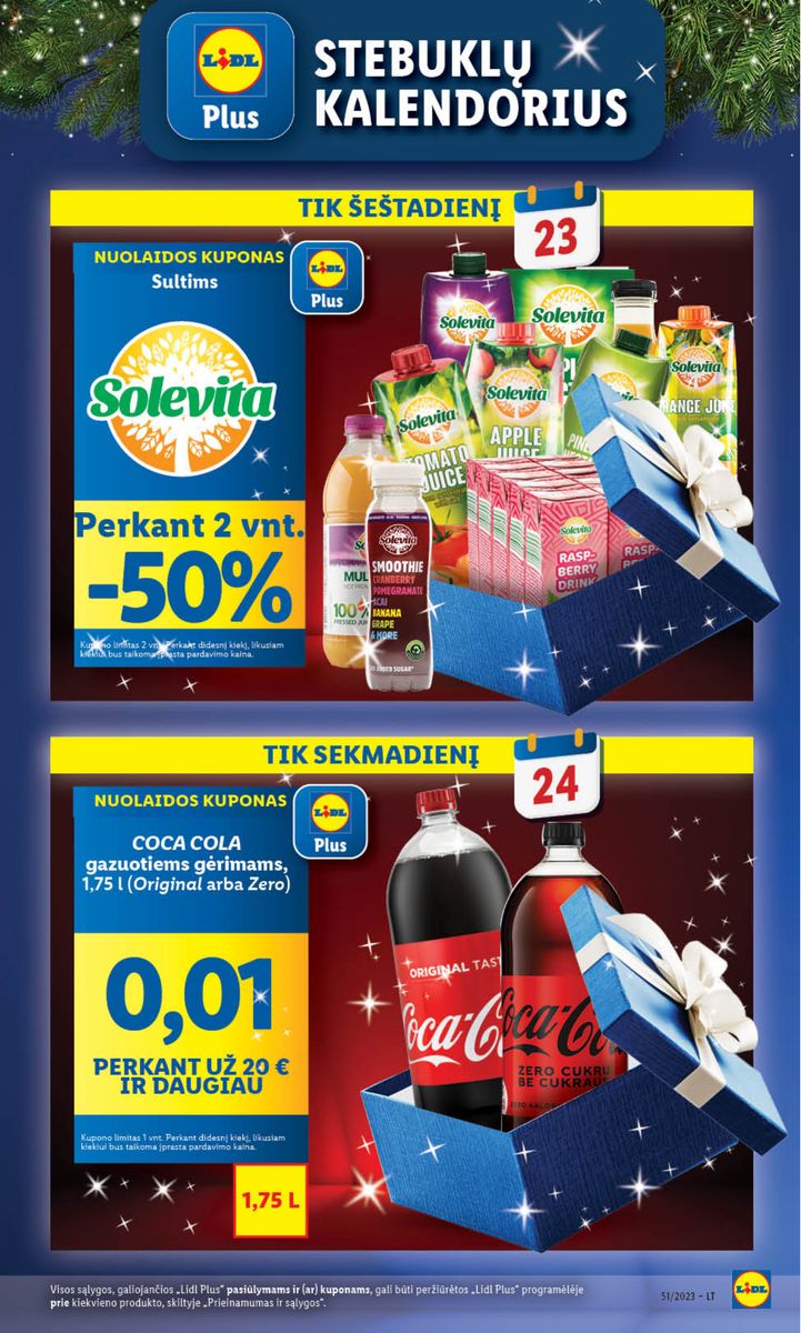 Naujausias LIDL kaininis katalogas 2023.12.18 - 2023.12.24