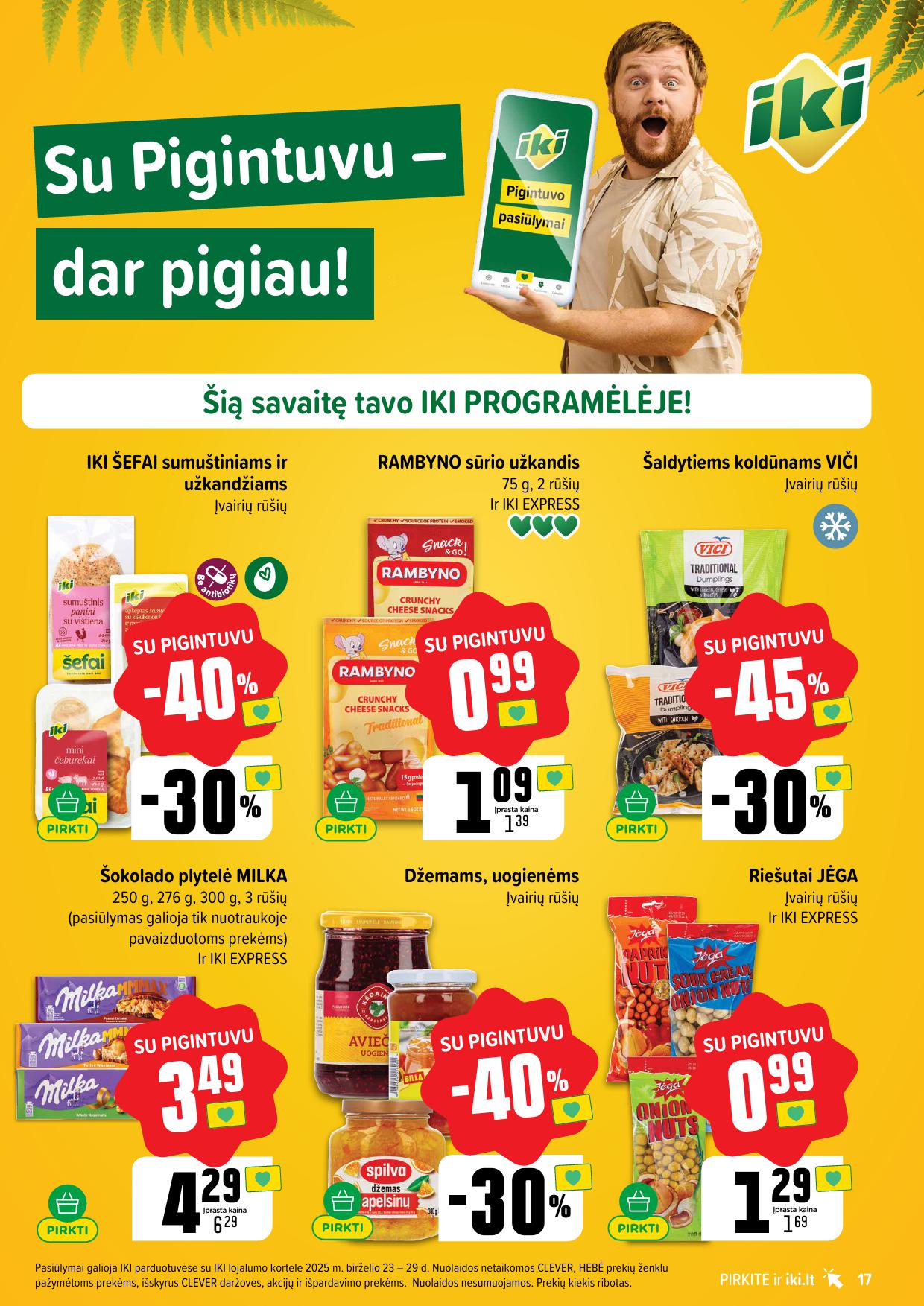 IKI SAVAITĖLĖ akcijų ir nuolaidų leidinys Nr.26 2025.06.23 - 2025.06.29