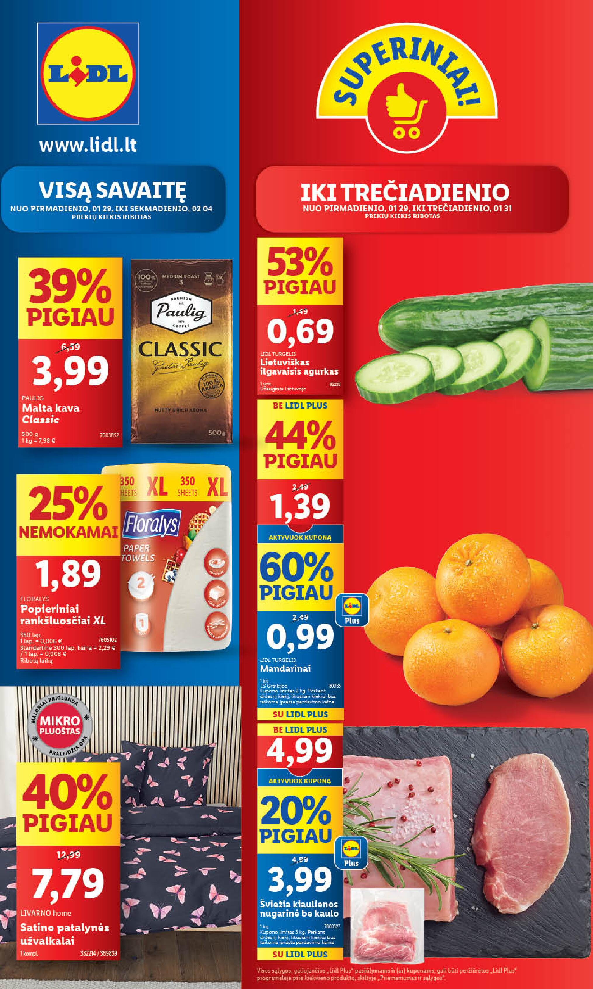 Naujausias LIDL kaininis katalogas 2024.01.29 - 2024.02.04