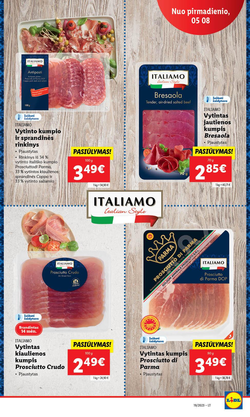 Naujausias LIDL kaininis katalogas 2023.05.08 - 2023.05.14