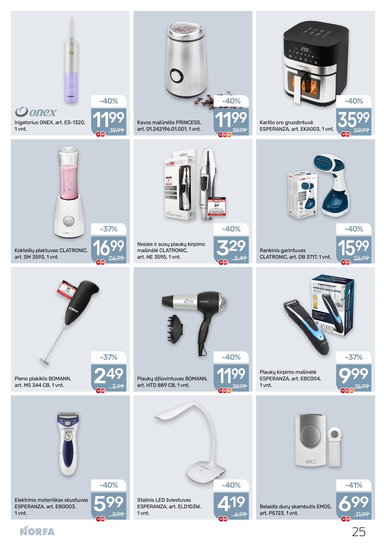 Naujausias NORFA kaininis katalogas 2026.03.05 - 2026.03.18