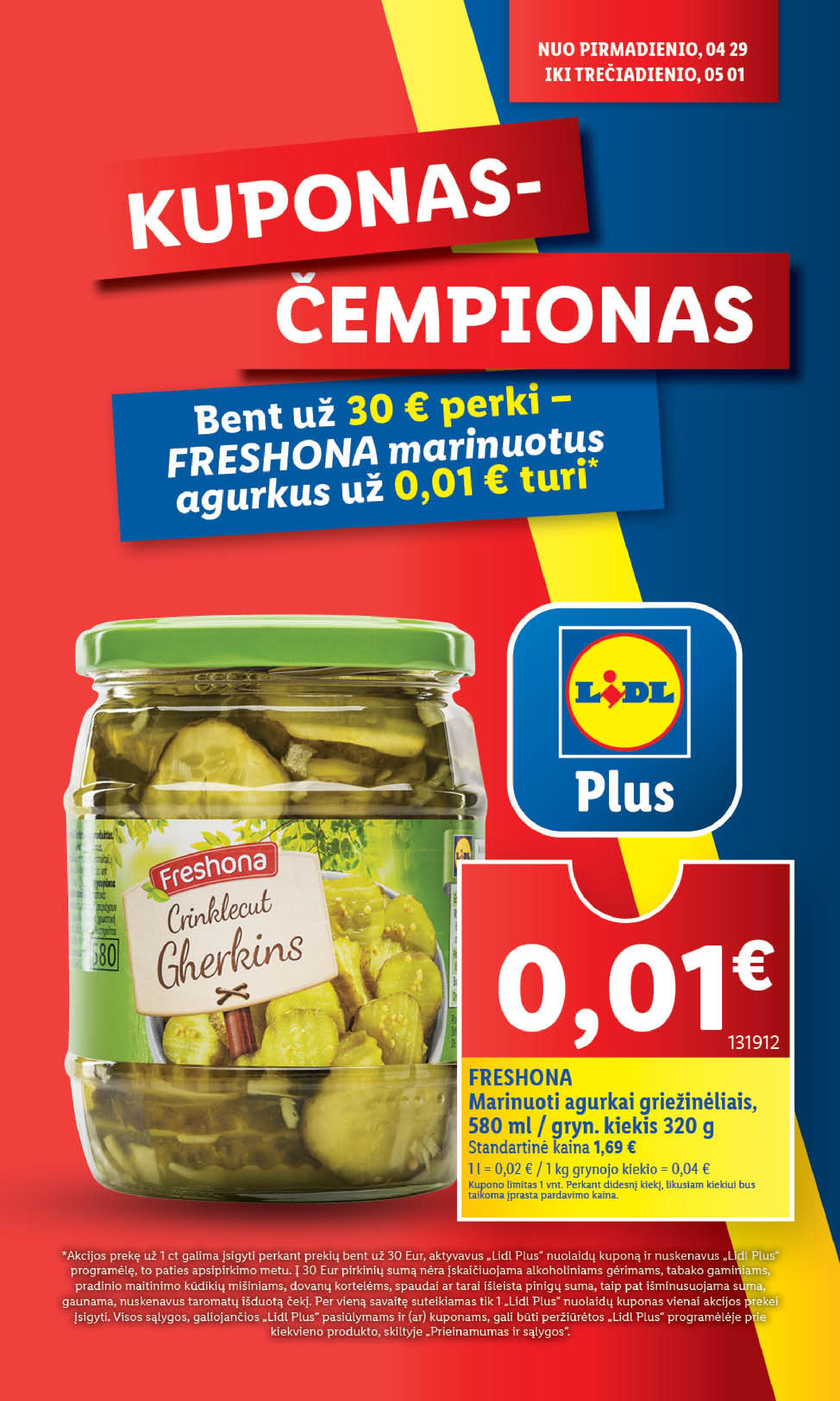 Naujausias LIDL kaininis katalogas 2024.04.29 - 2024.05.05