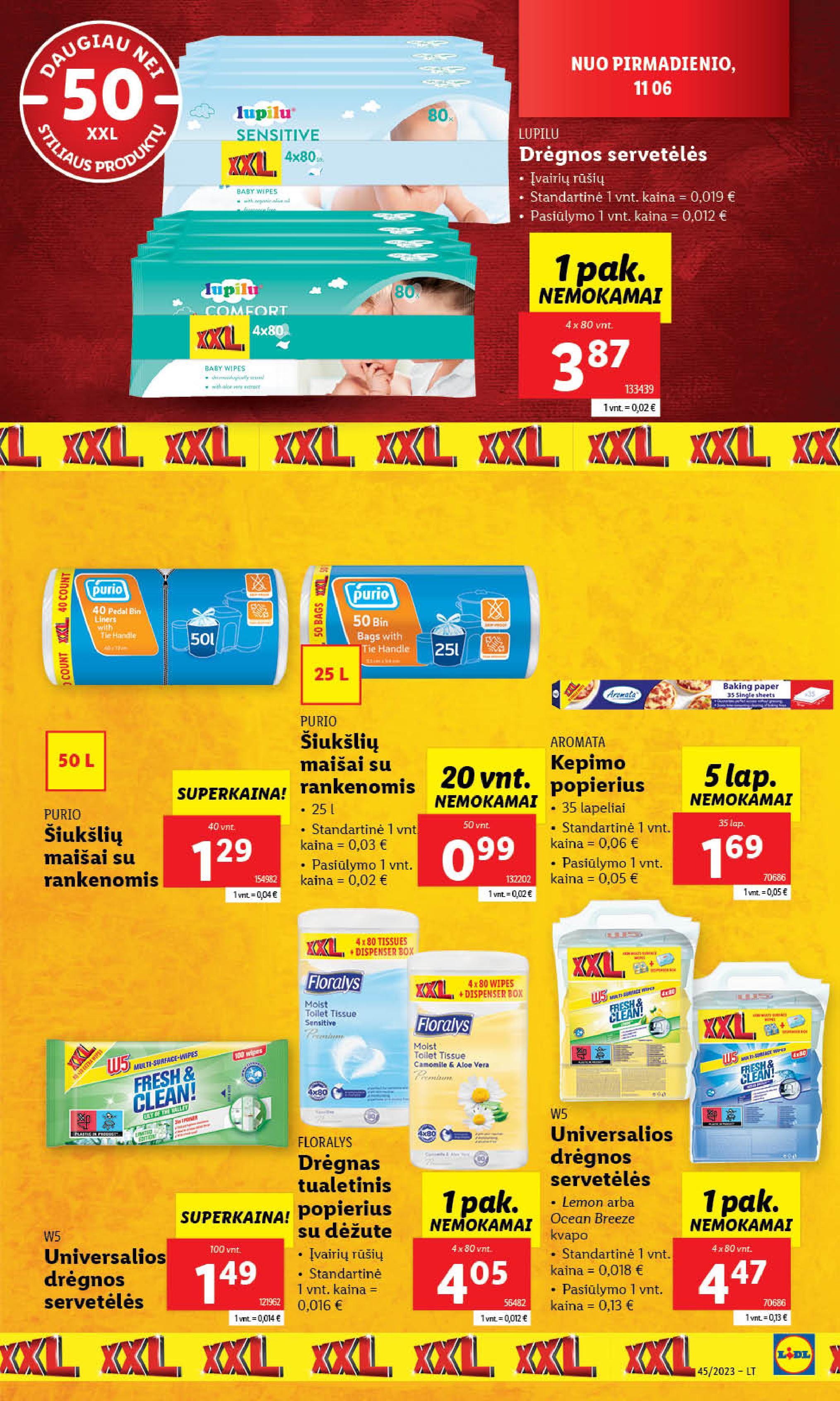 Naujausias LIDL kaininis katalogas 2023.11.06 - 2023.11.12