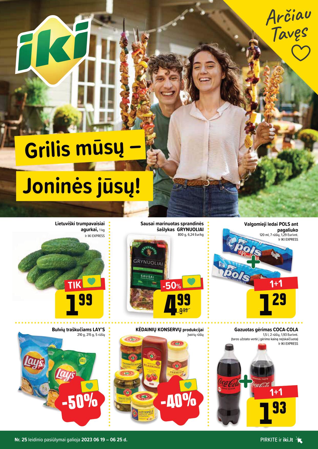 Naujausias IKI kaininis katalogas 2023.06.19 - 2023.06.25