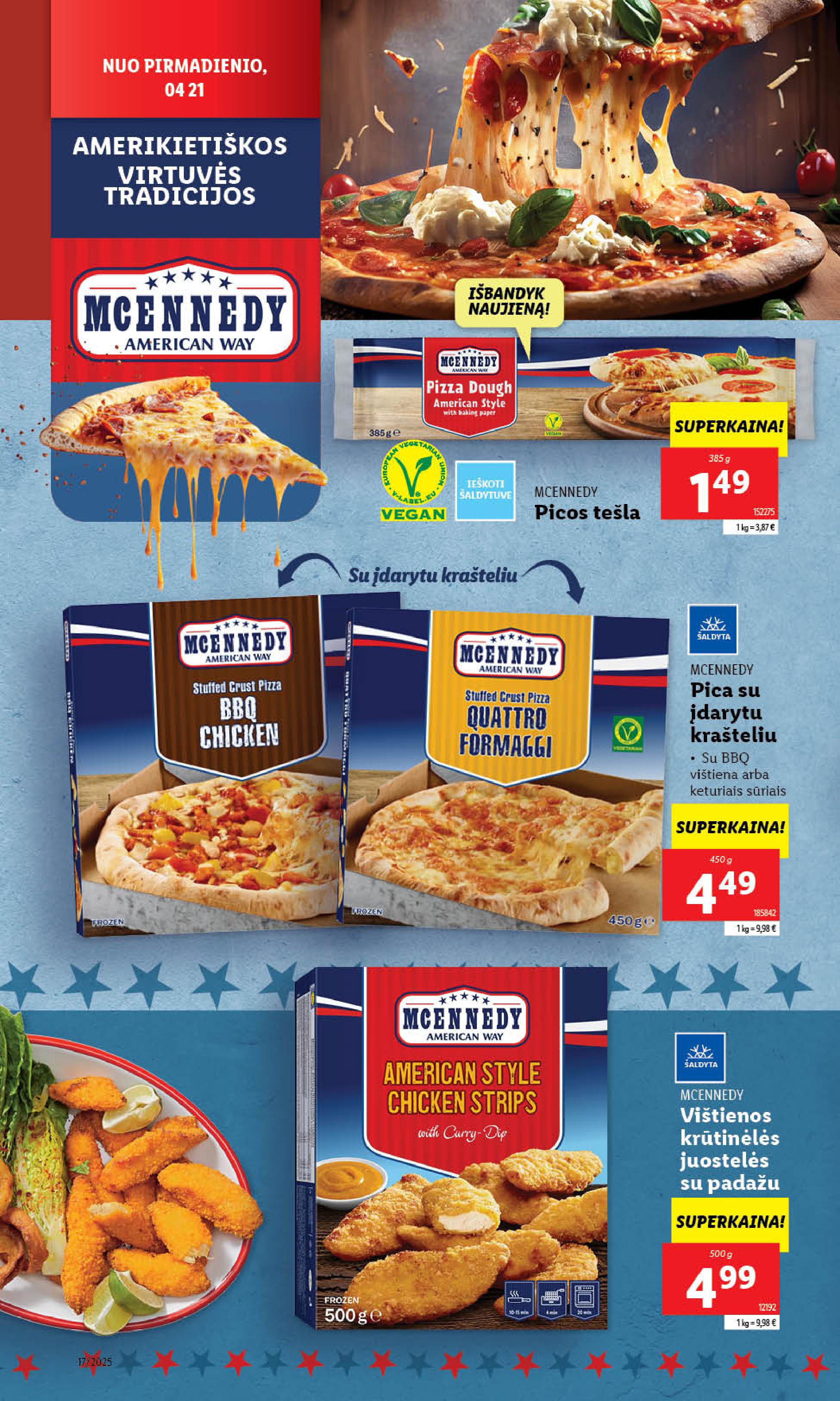LIDL akcijų ir nuolaidų leidinys 2025.04.21 - 2025.04.27