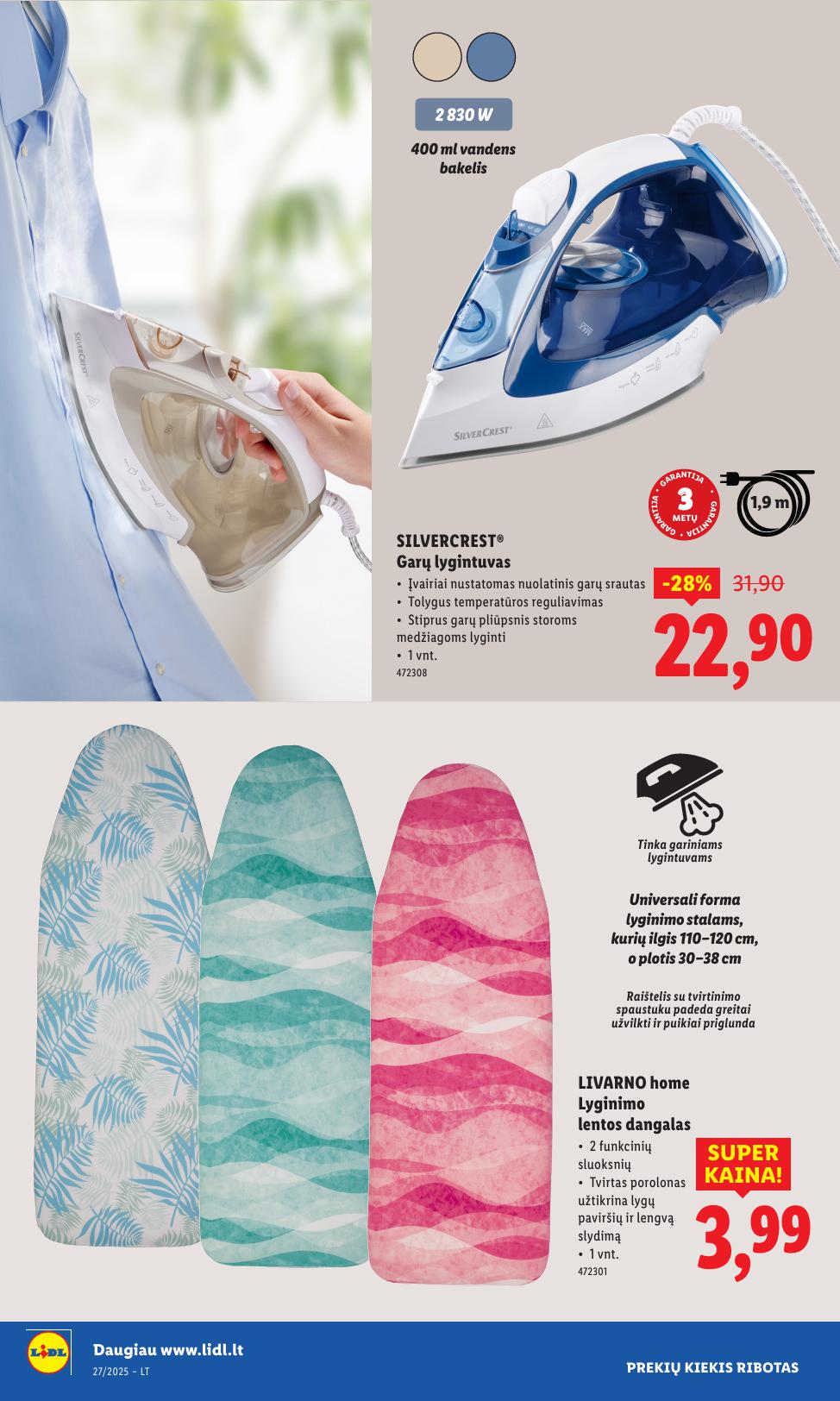 LIDL ne maisto prekių leidinys 2025.06.30 - 2025.07.06