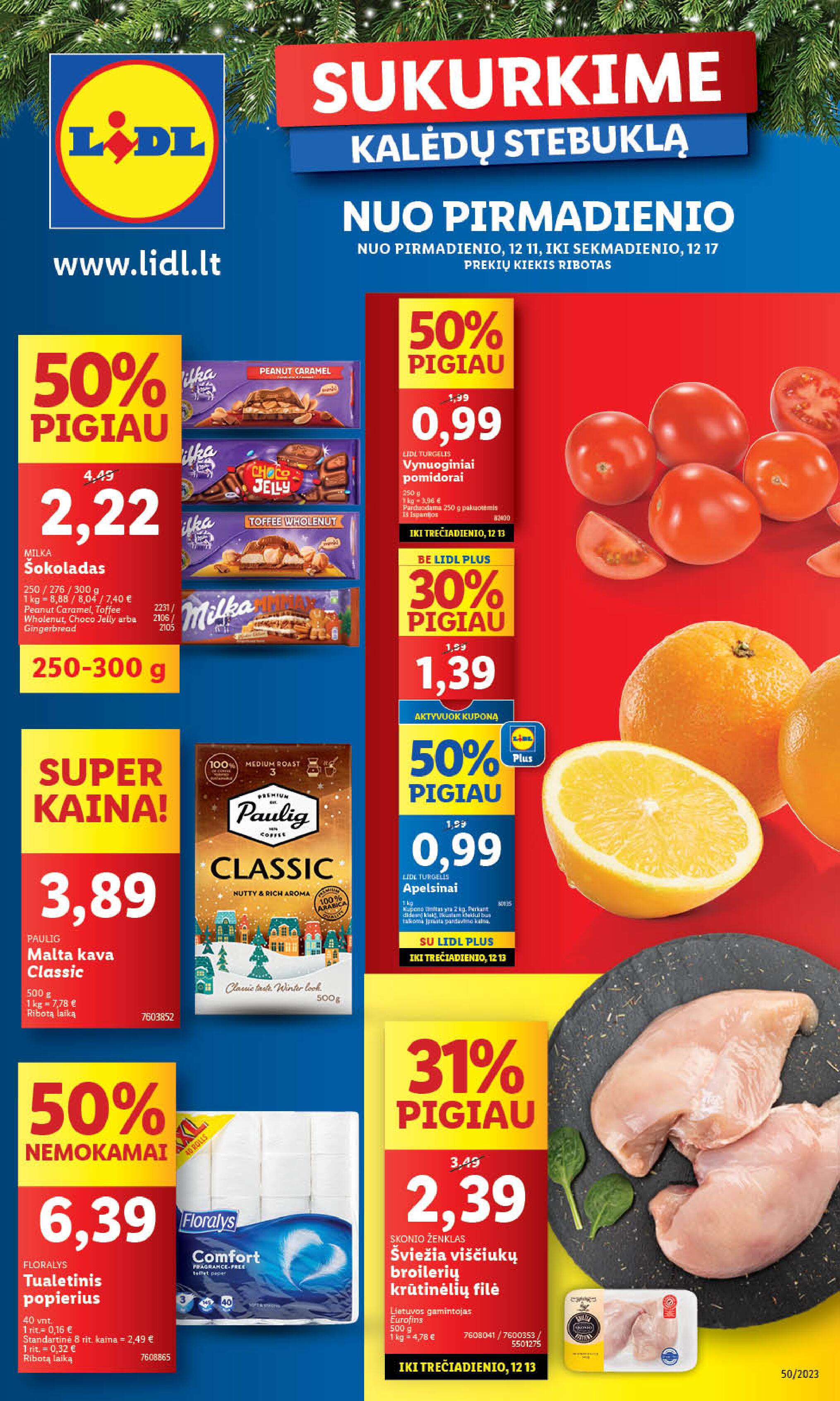 Naujausias LIDL kaininis katalogas 2023.12.11 - 2023.12.17