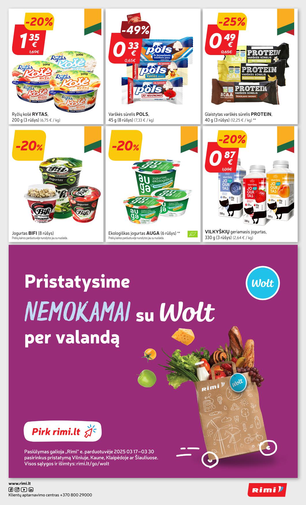 Naujausias RIMI kaininis katalogas 2025.03.25 - 2025.03.31