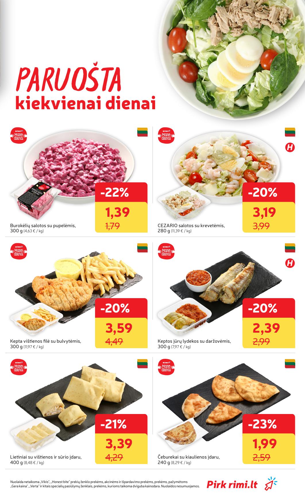 Naujausias RIMI kaininis katalogas 2026.03.24 - 2026.03.30