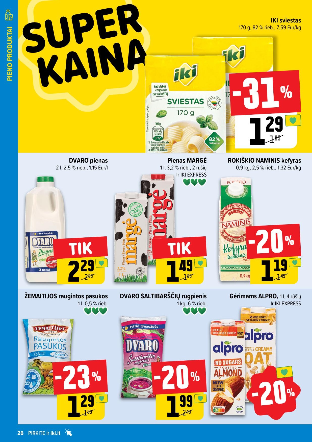 Naujausias IKI kaininis katalogas 2024.05.20 - 2024.05.26