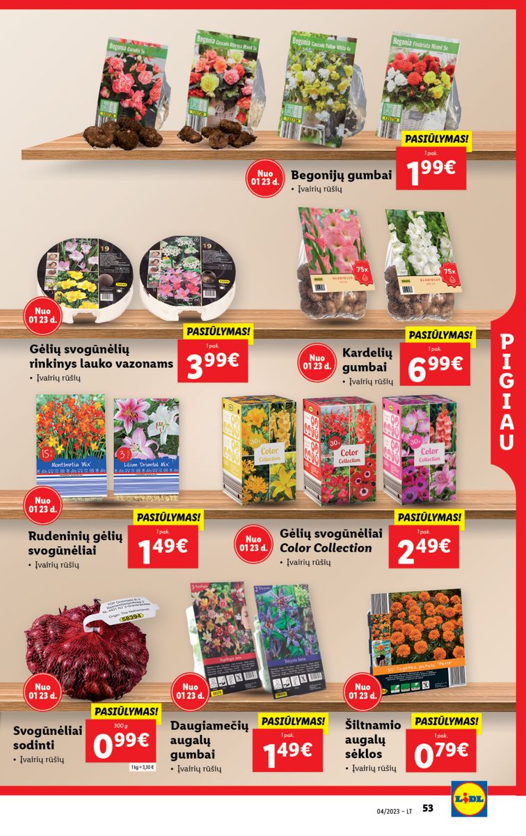 Naujausias LIDL kaininis katalogas 2023.01.23 - 2023.01.29