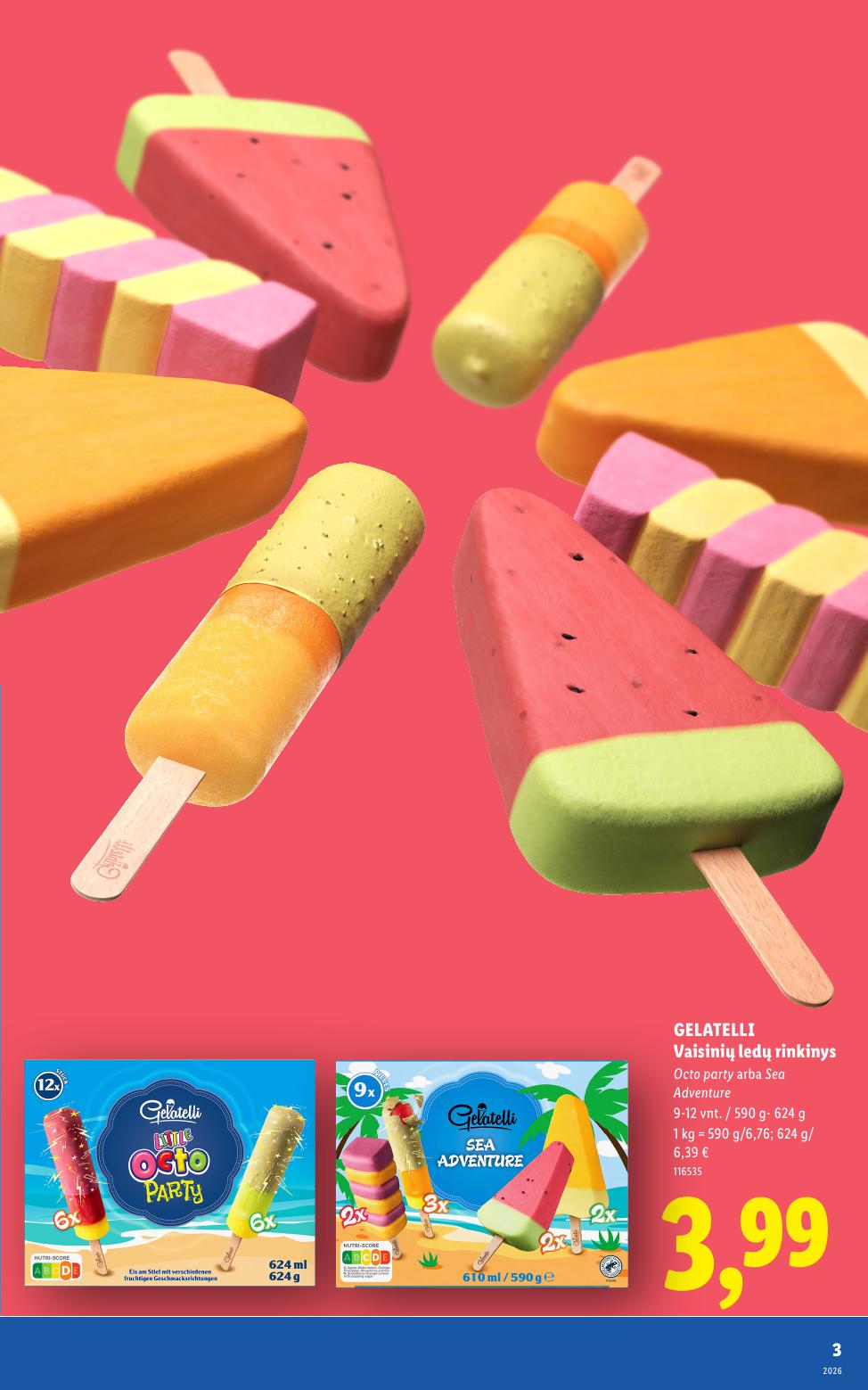 LIDL katalogas "Daugiau ledų, daugiau vasaros"