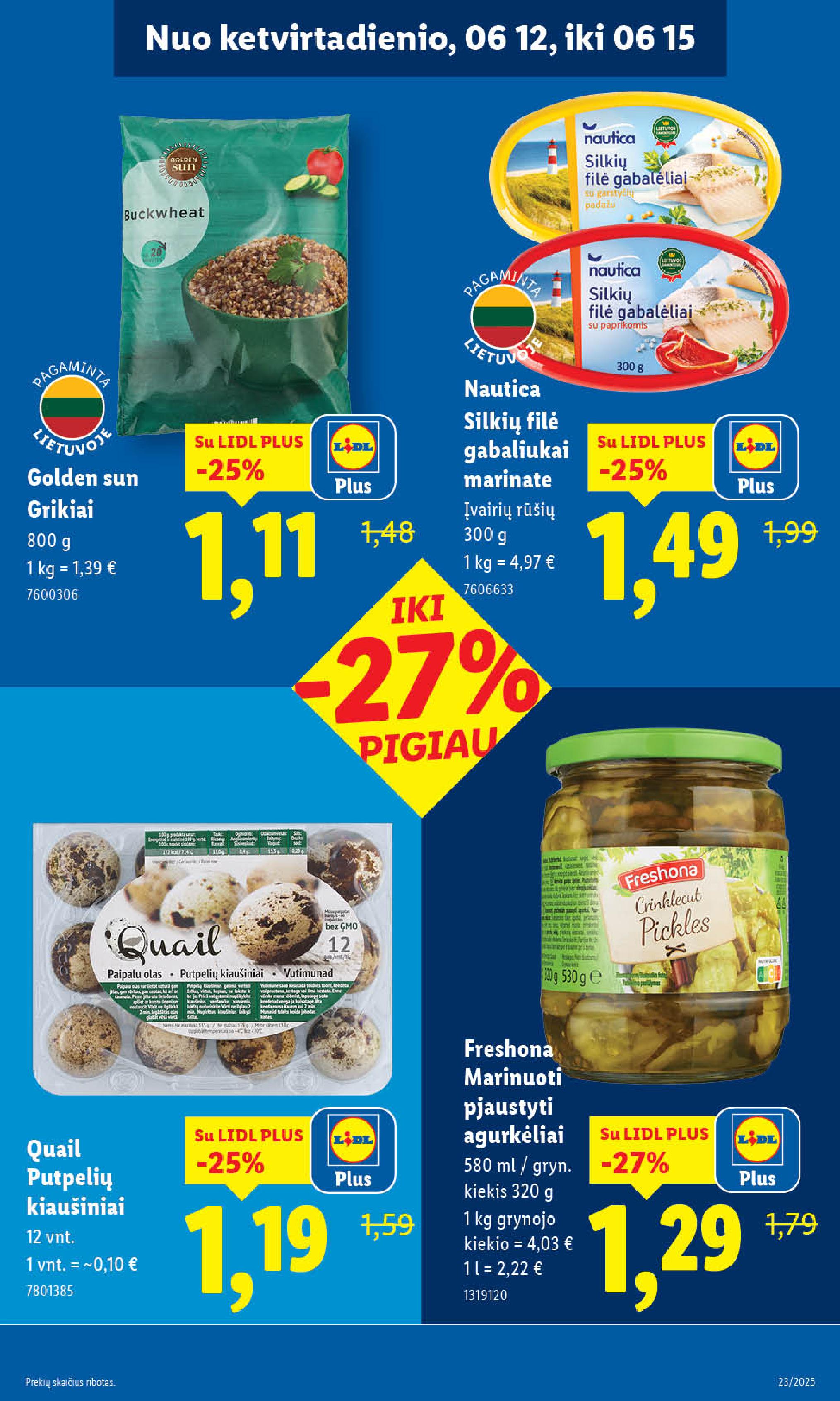 Naujausias LIDL kaininis katalogas 2025.06.09 - 2025.06.15