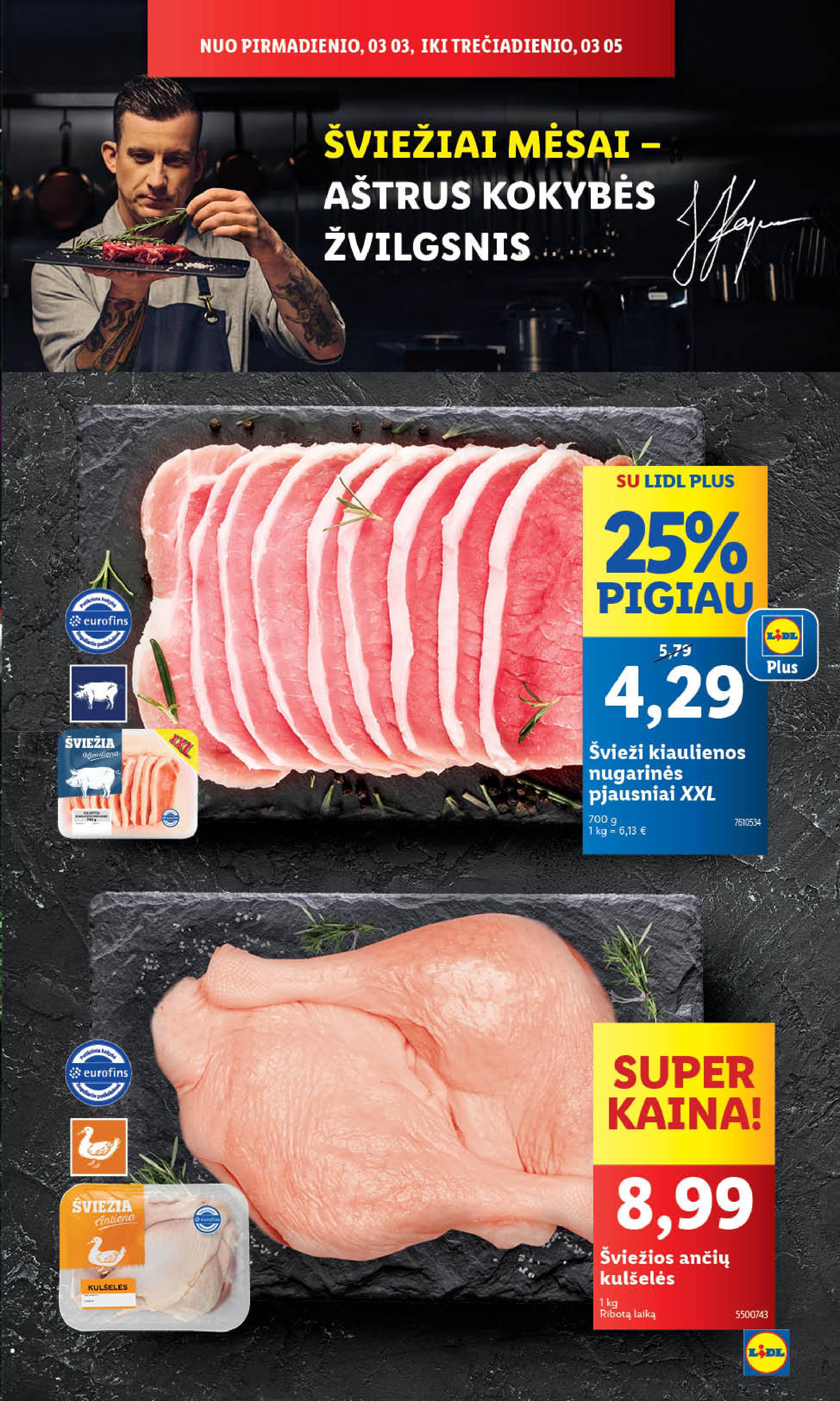 Naujausias LIDL kaininis katalogas 2025.03.03 - 2025.03.09