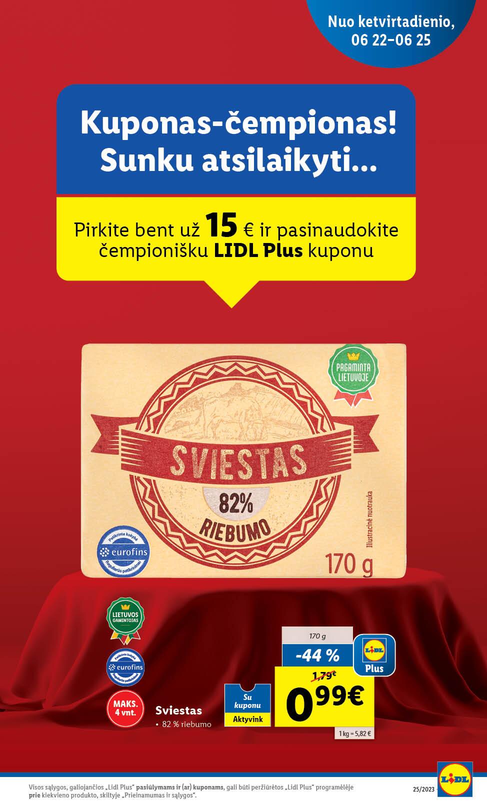 Naujausias LIDL kaininis katalogas 2023.06.19 - 2023.06.25