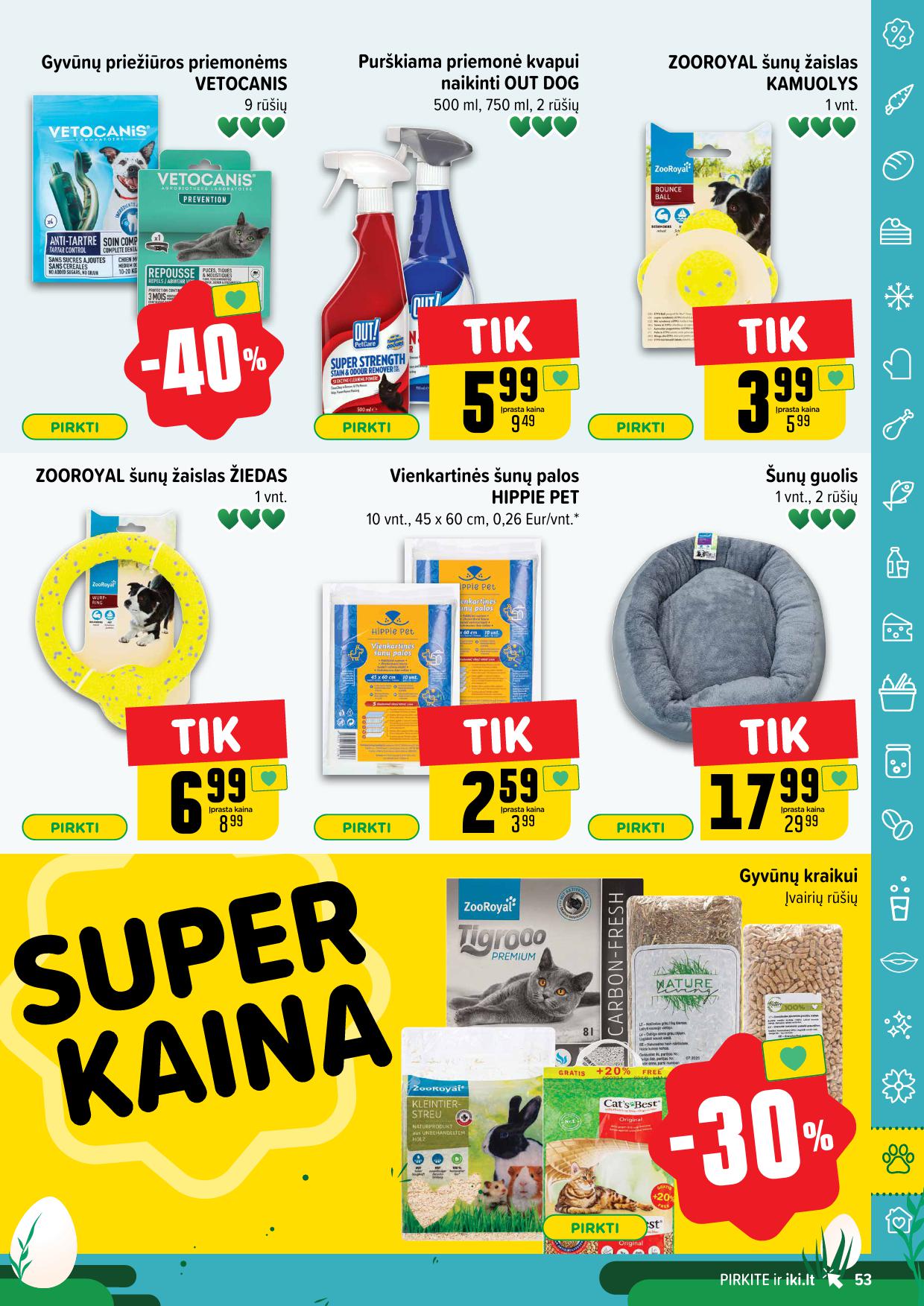 Naujausias IKI kaininis katalogas 2025.03.24 - 2025.03.30