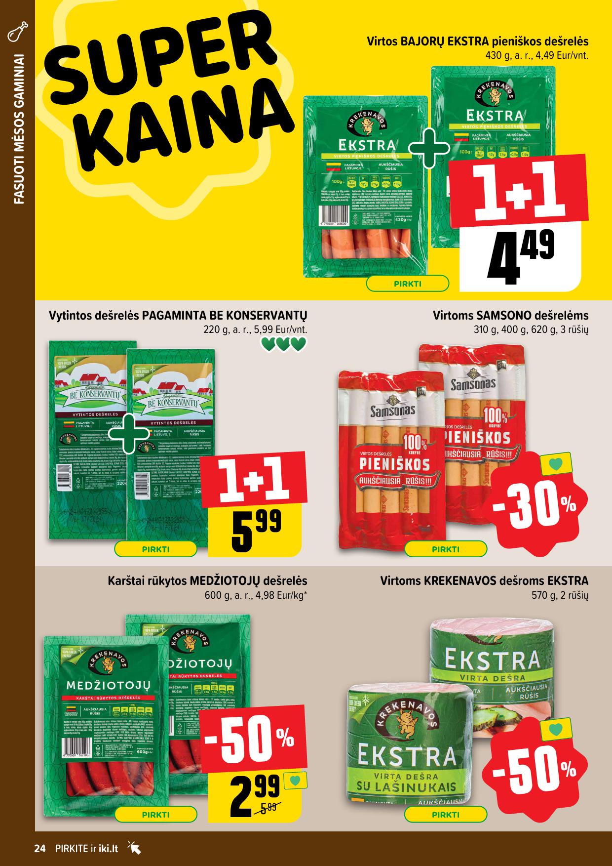 Naujausias IKI kaininis katalogas 2025.01.13 - 2025.01.19