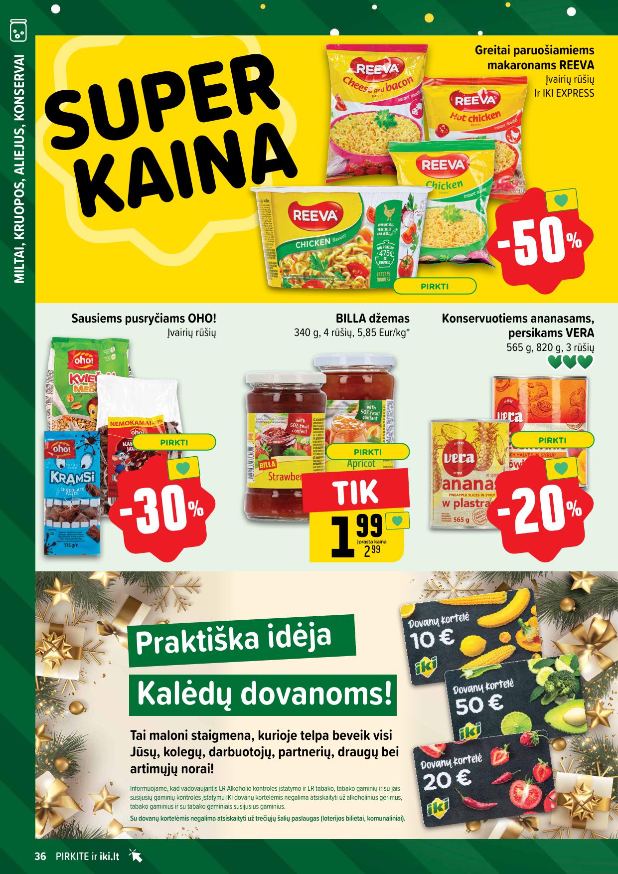 Naujausias IKI kaininis katalogas 2024.12.02 - 2024.12.08