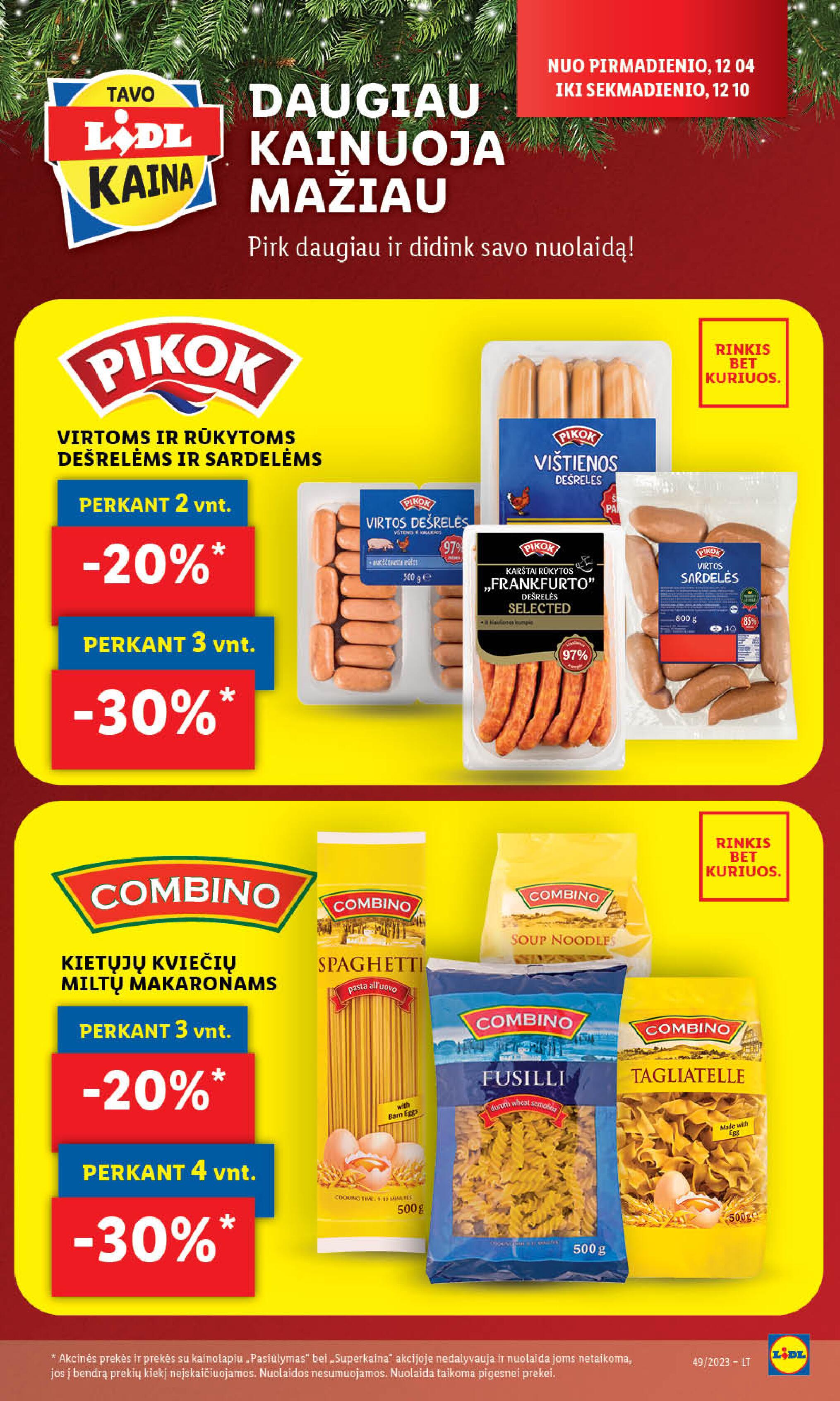 Naujausias LIDL kaininis katalogas 2023.12.04 - 2023.12.10