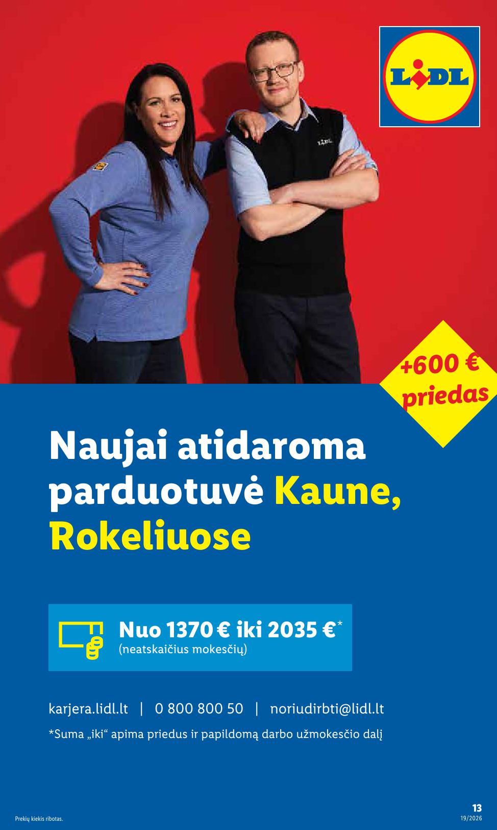 Naujausias LIDL kaininis katalogas 2026.05.04 - 2026.05.10