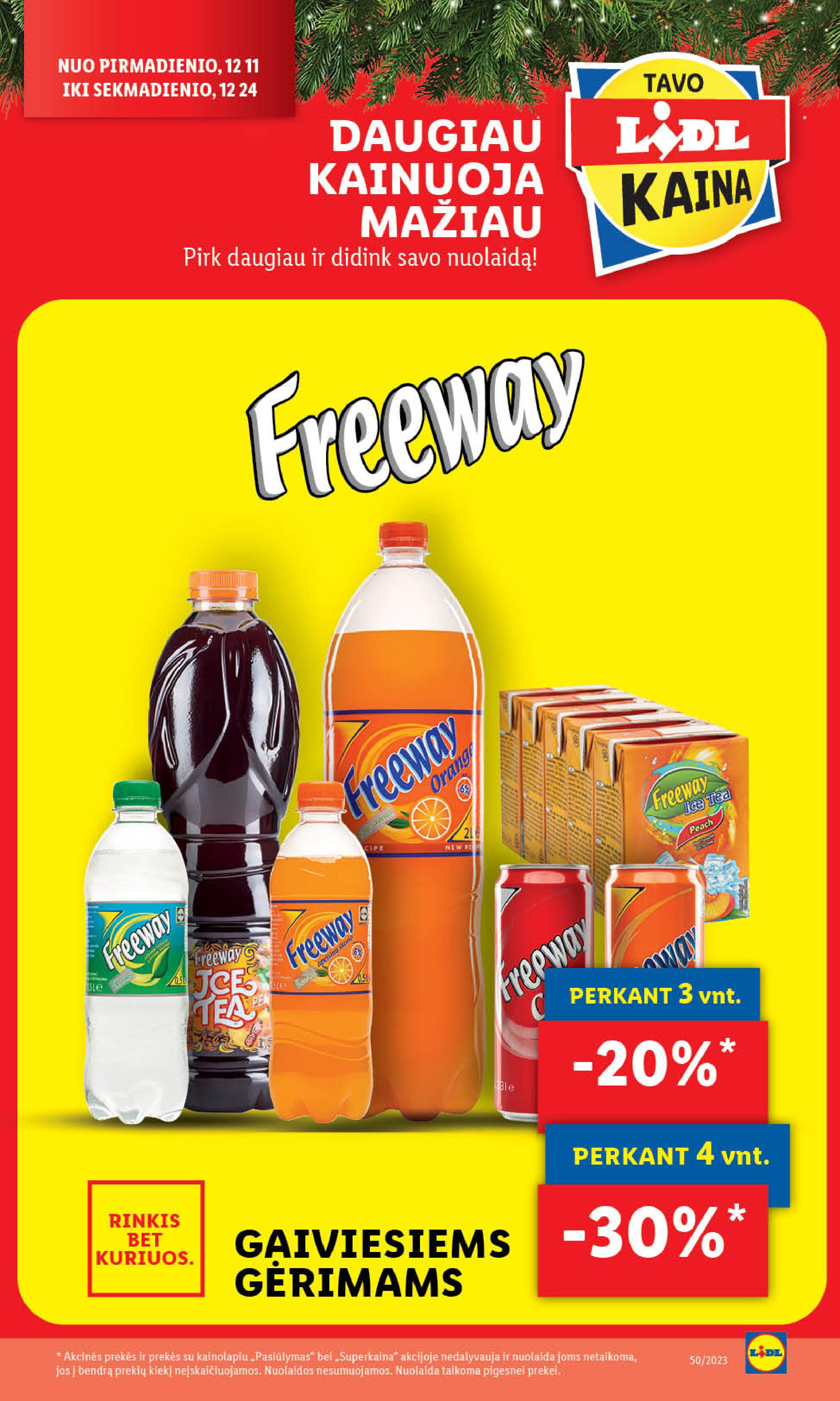 Naujausias LIDL kaininis katalogas 2023.12.11 - 2023.12.17