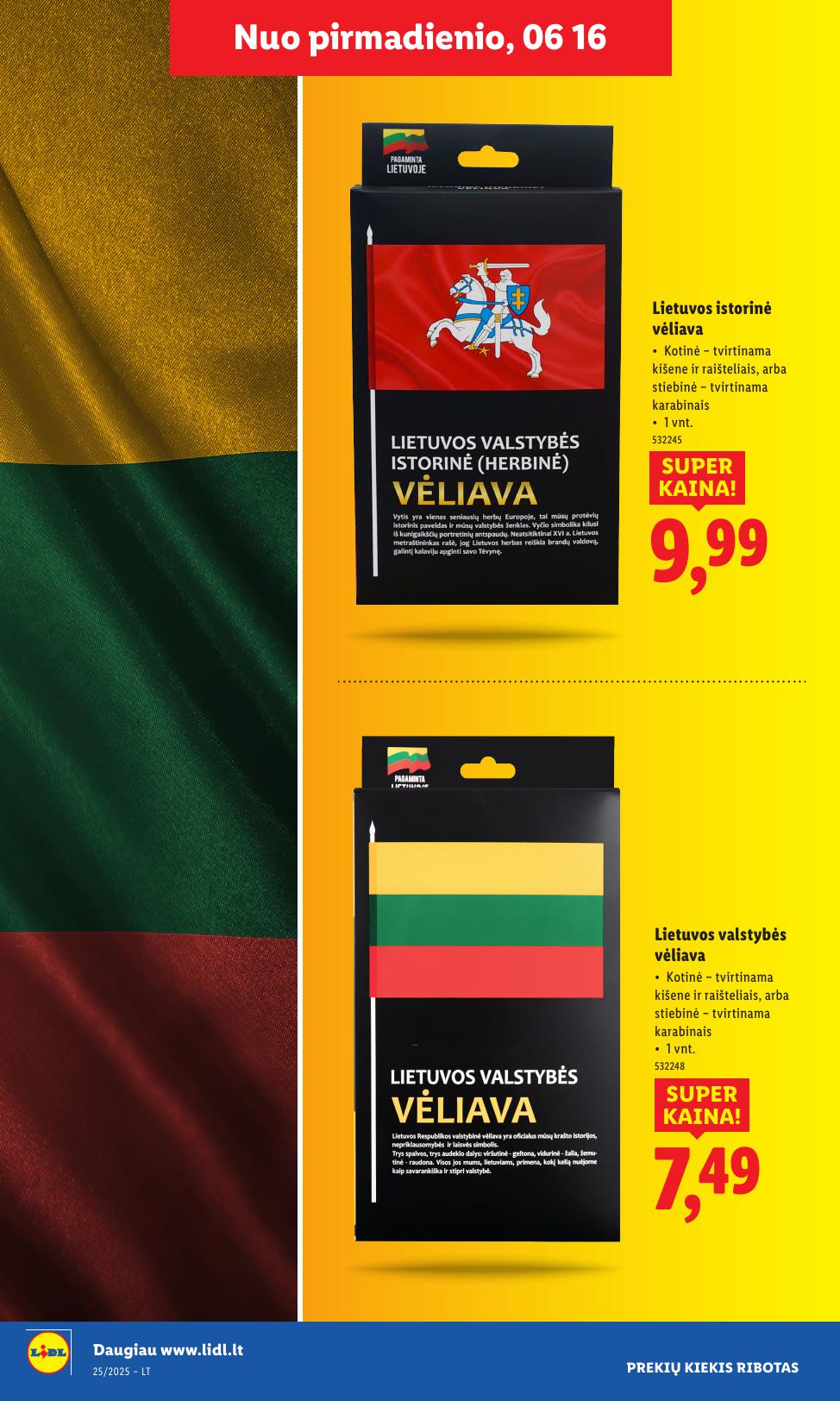 LIDL ne maisto prekių leidinys 2025.06.16 - 2025.06.22