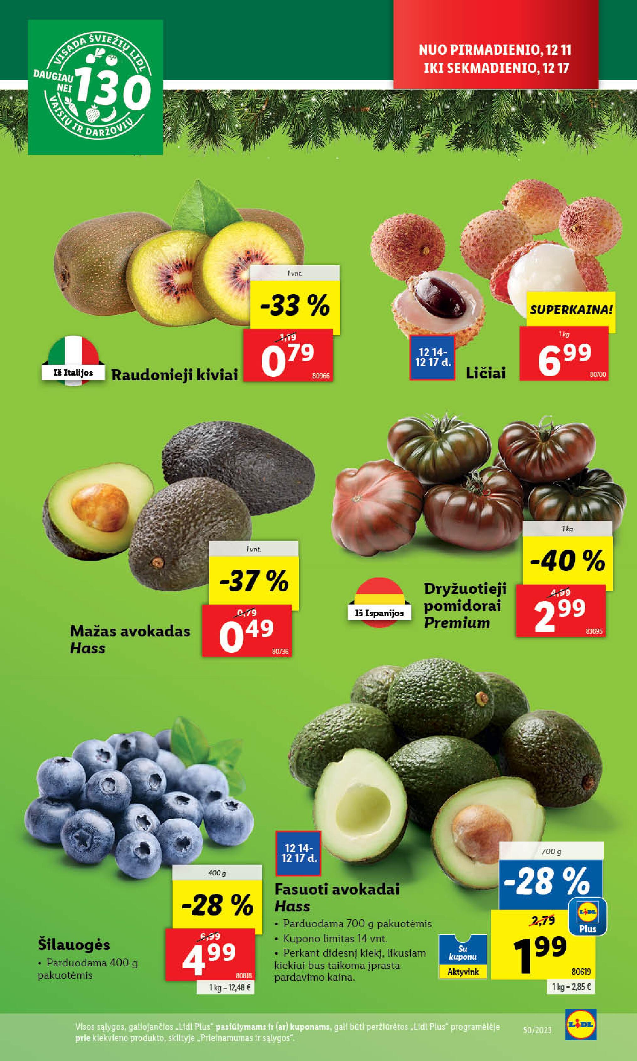 Naujausias LIDL kaininis katalogas 2023.12.11 - 2023.12.17