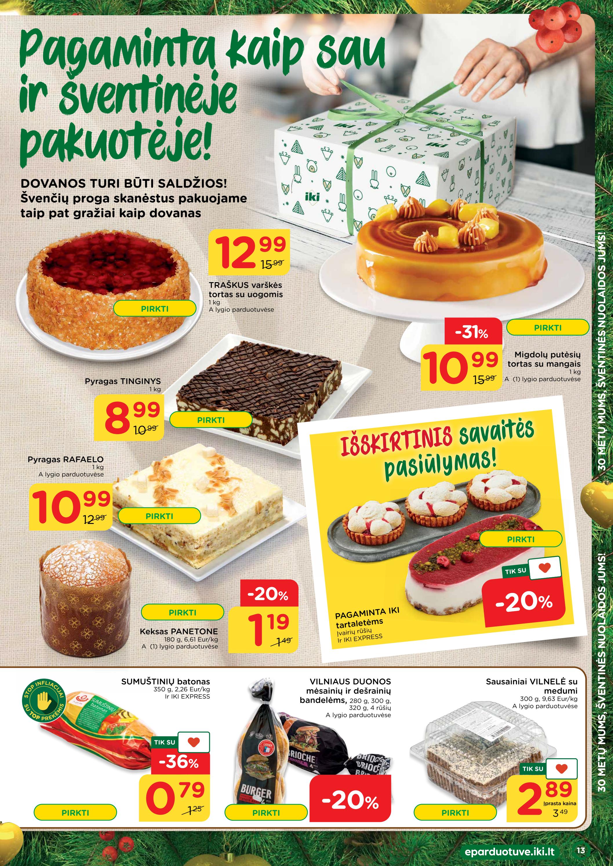 Naujausias IKI kaininis katalogas 2022.12.12 - 2022.12.18