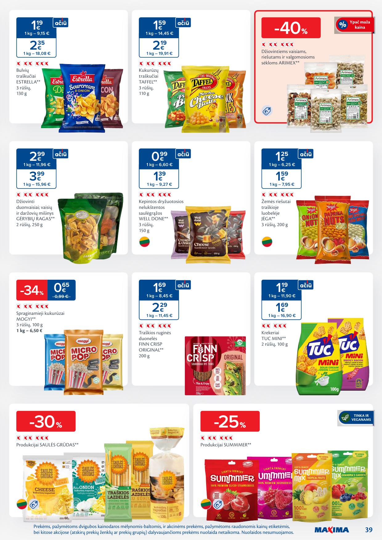 Naujausias MAXIMA kaininis katalogas 2026.02.24 - 2026.03.02
