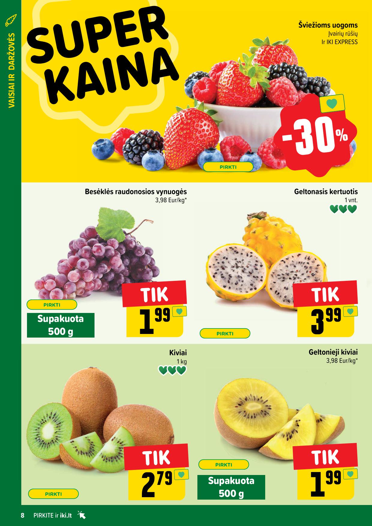 Naujausias IKI kaininis katalogas 2025.03.03 - 2025.03.09