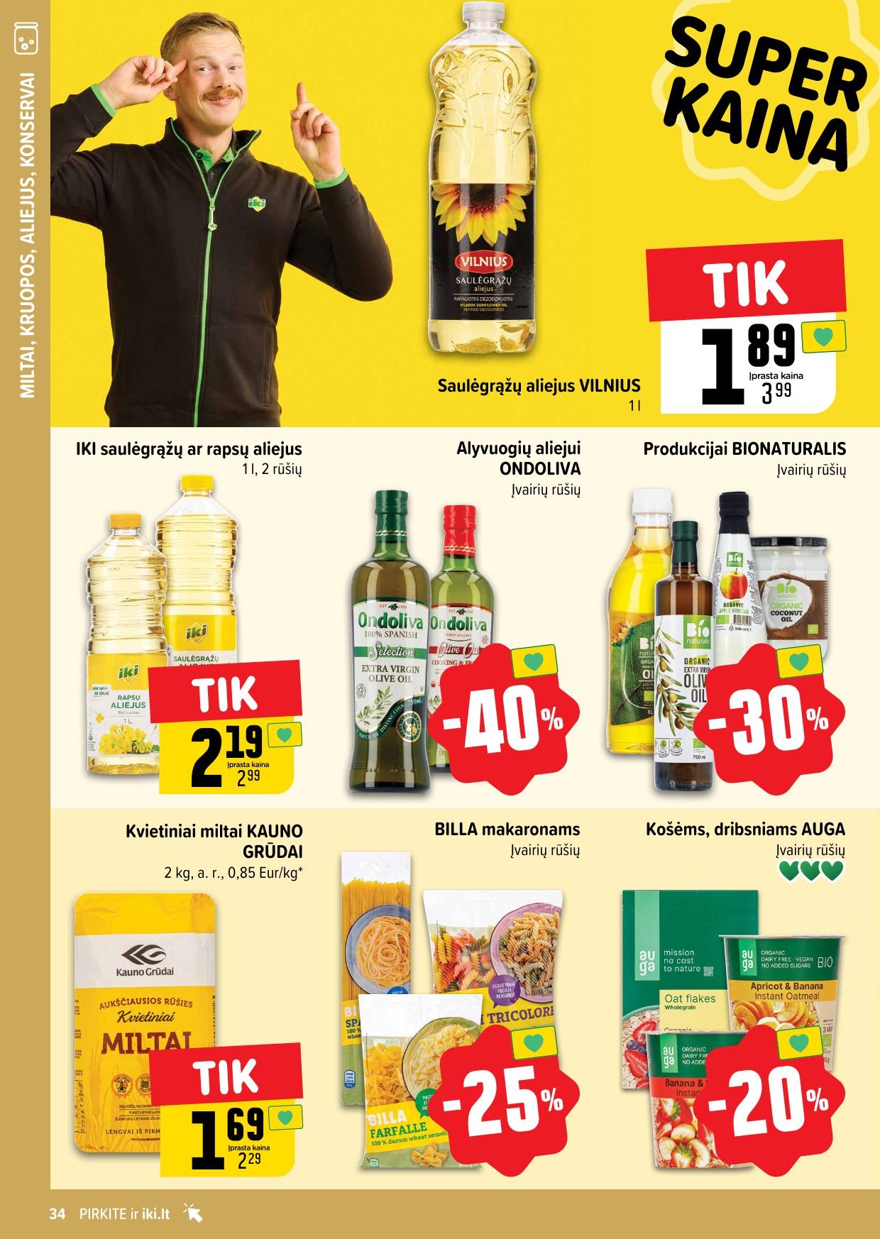 IKI SAVAITĖLĖ akcijų ir nuolaidų leidinys Nr.34 2025.08.18 - 2025.08.24