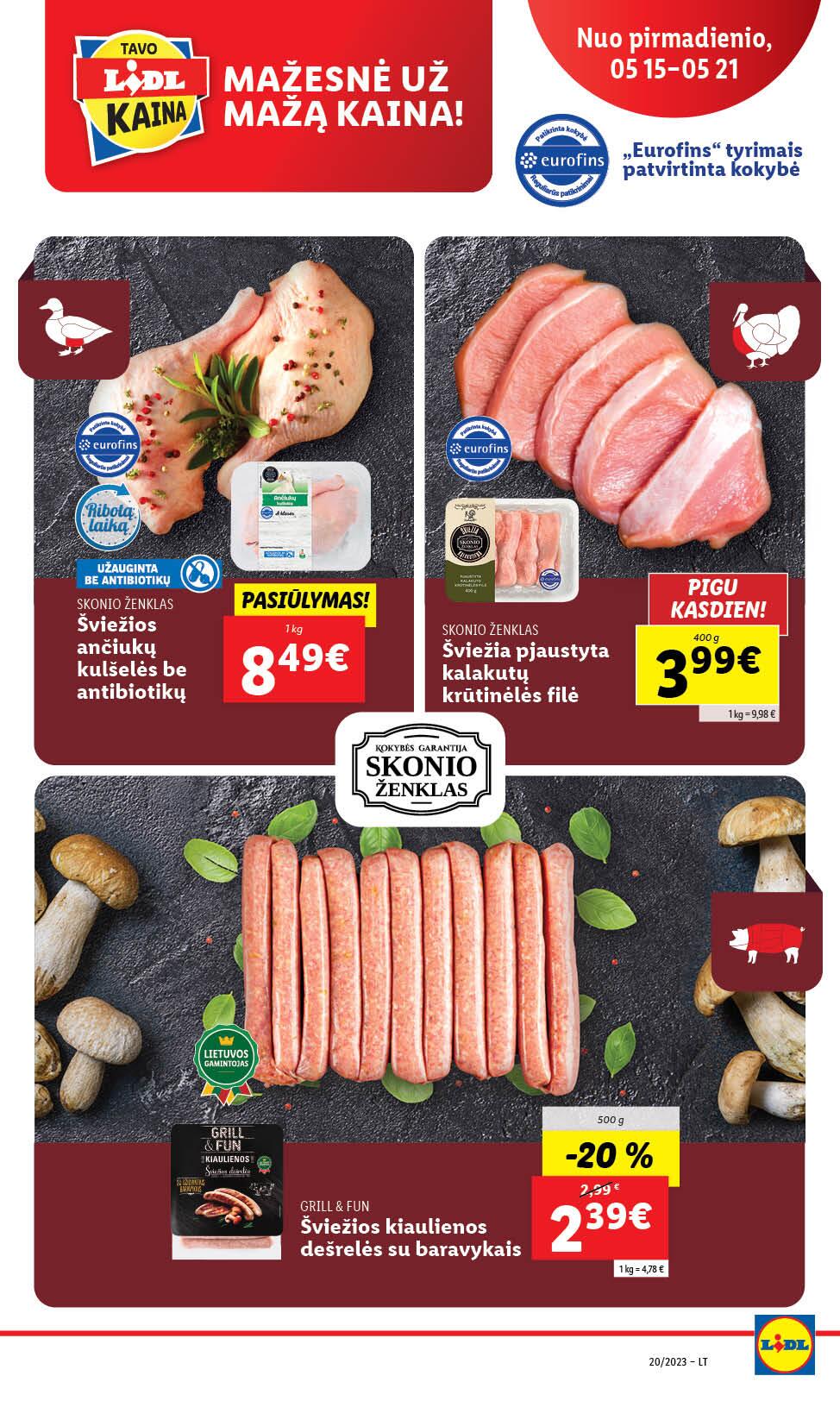 Naujausias LIDL kaininis katalogas 2023.05.15 - 2023.05.21