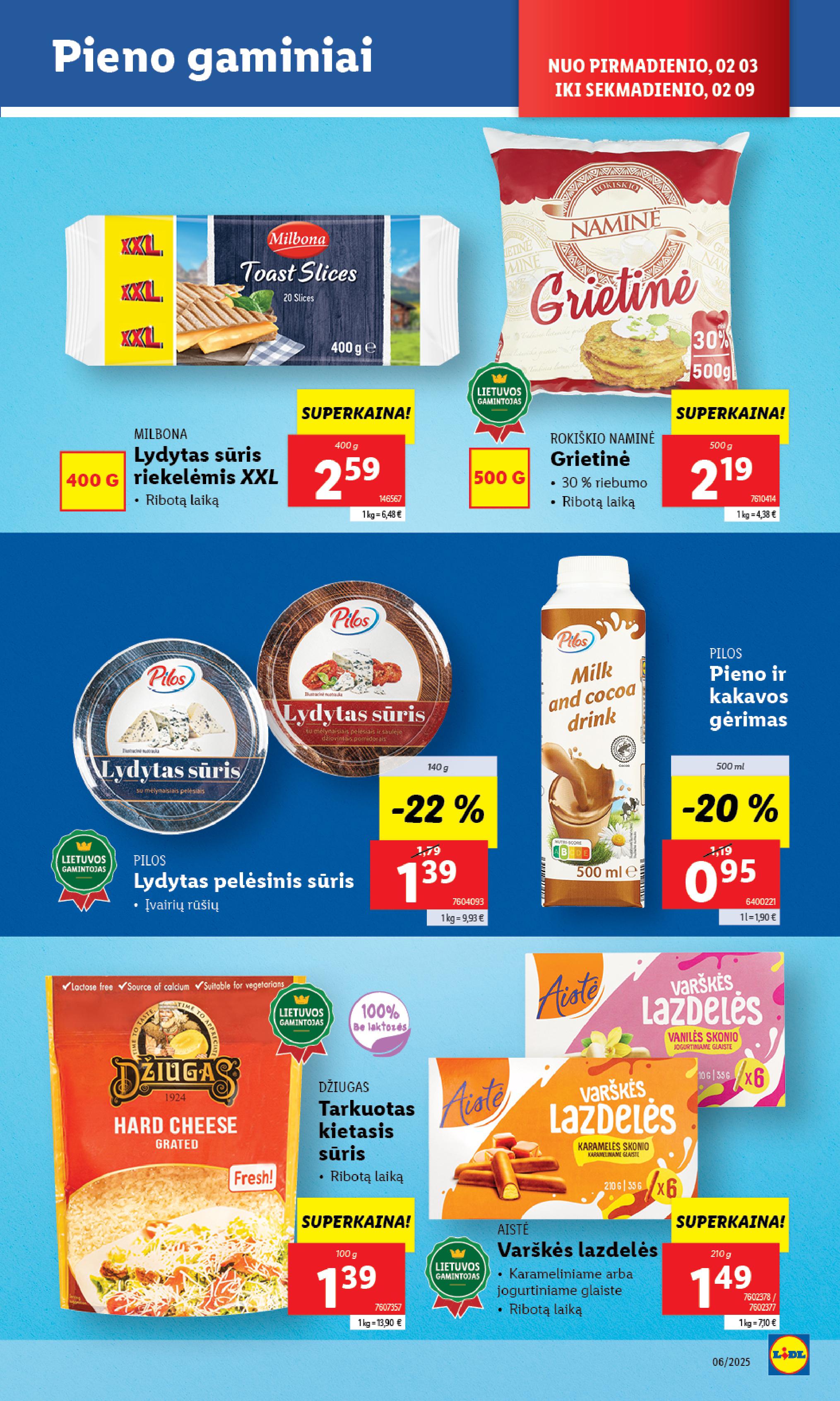 Naujausias LIDL kaininis katalogas 2025.02.03 - 2025.02.09