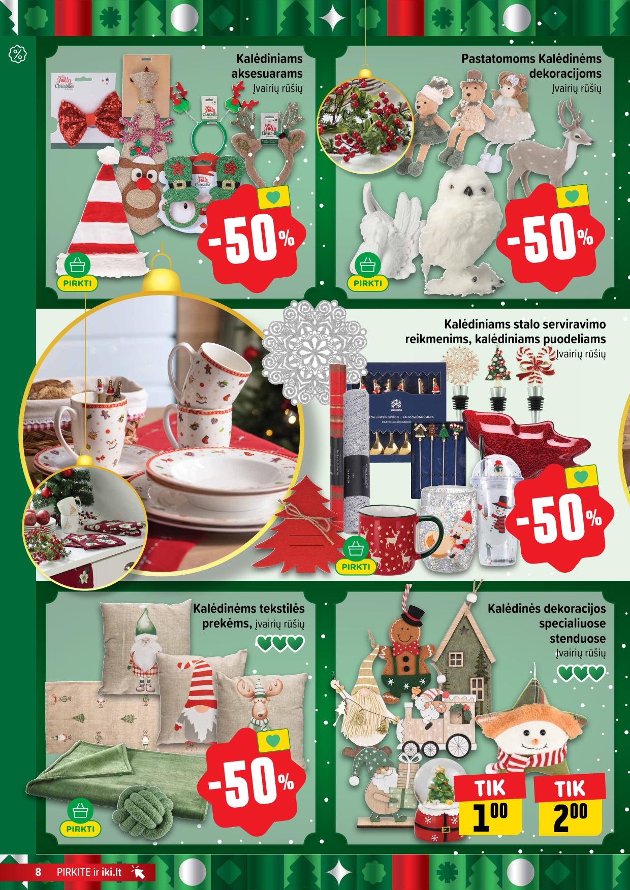 Naujausias IKI kaininis katalogas 2025.12.08 - 2025.12.14